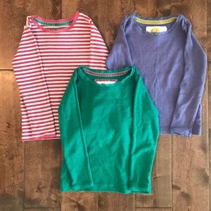 Mini Boden Supersoft Pointelle shirts/ set of 3!
